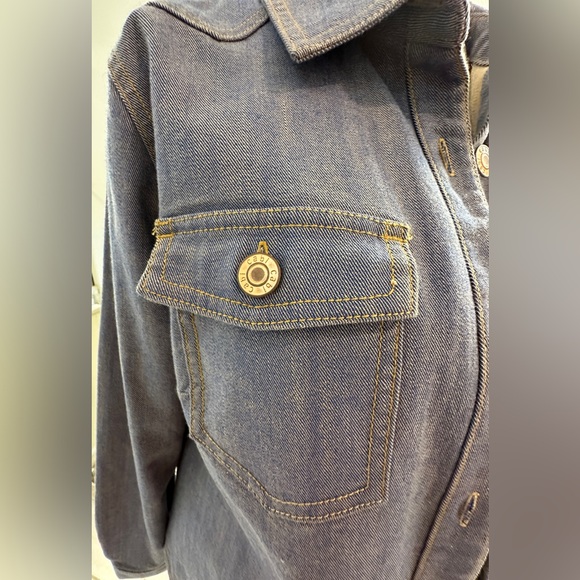 CAbi Ladies Denim Workshop Shacket - Large - Picture 5 of 11